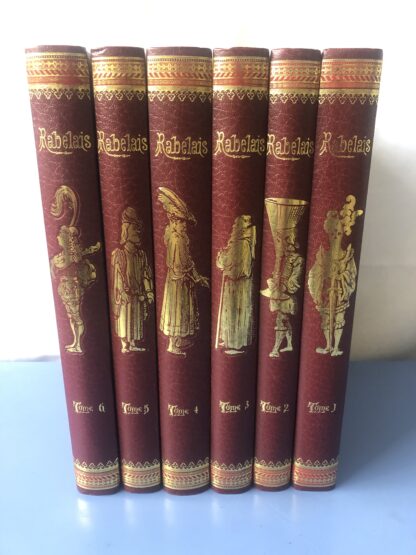 Œuvres de Rabelais – Illustrations de Gustave Doré – 6 Volumes – Michel de L'Ormeraie – Image 3