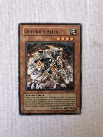 Carte Yu-Gi-Oh! Guerrier Alien CP08-FR016