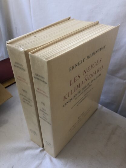 Œuvres Complètes d'Ernest Hemingway - Volumes VIII & VII & III (Pour Qui Sonne le Glas / Le Vieil Homme et la Mer / Le Soleil Se lève aussi) – Image 3