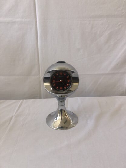 Horloge Vintage Space Age Chrome – Design Rétro Futuriste Années 70 avec Boîte – Image 3